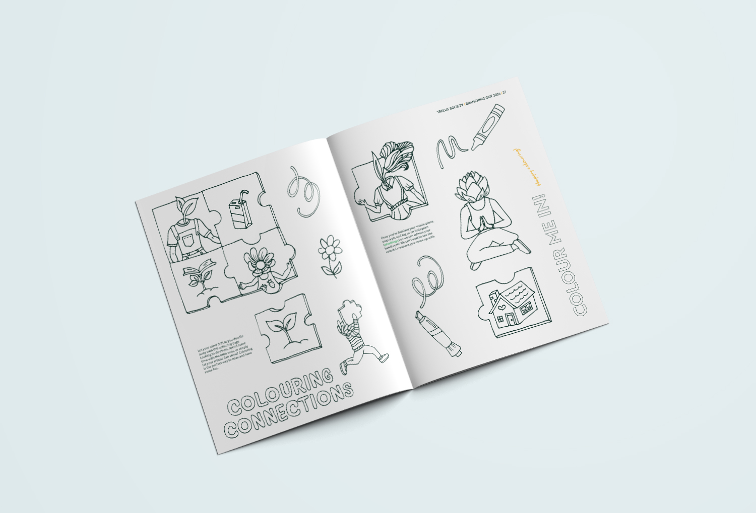 Custom Illustrated Colouring Pages